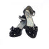 Swea Pea & Lilli Girls Black Patent Rhinestone Bella Shoes 9 Toddler-5 Kids - SophiasStyle.com